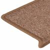vidaXL Stufenmatten 30 Stk. 65x21x4 cm Braun Rechteckiger Rand