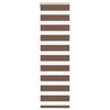 vidaXL Doppelrollo Braun 40x100 cm Stoffbreite 35,9 cm Polyester