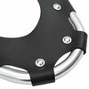 vidaXL 3 in 1 Schneeschuhe Silber und Schwarz 25 Zoll