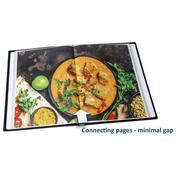 rillstab Sichtbuch A4 40 H&uuml;llen mit Fronttasche Schwarz