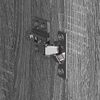 vidaXL Warderobe 2 pcs Graues Sonoma 50 x 50 x 200 cm Holzwerkstoff