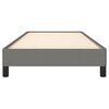 vidaXL Bettgestell ohne Matratze Dunkelgrau 90x190 cm Stoff
