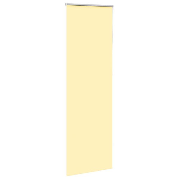 vidaXL Verdunkelungsrollo Gelb 75x230 cm Stoffbreite 70,7 cm Polyester