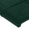 vidaXL Kopfteil Dunkelgr&uuml;n 90x5x118/128 cm Samt