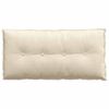 vidaXL R&uuml;ckenkissen Creme 100 x 50 cm Cordstoff