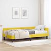 vidaXL Eckbettgestell mit Matratze Sonstiges 2 pcs Gelb Samt
