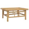 vidaXL 6-tlg. Garten-Lounge-Set mit Dunkelgrauen Kissen Bambus