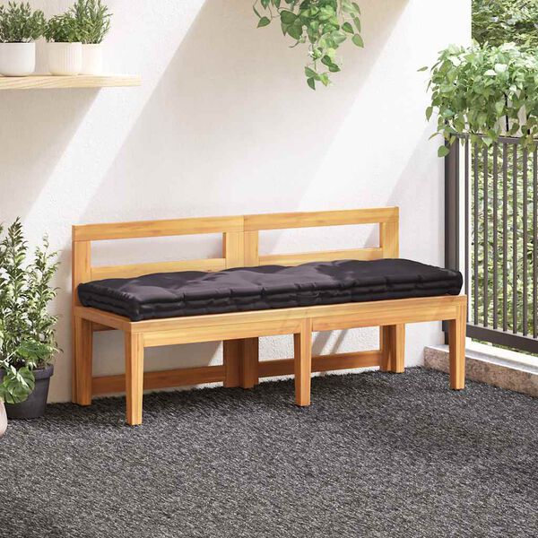 vidaXL Palettenkissen Baumwolle 120&times;40&times;7 cm Anthrazit