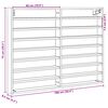vidaXL Vitrinenschrank R&auml;uchereiche 100x8,5x75 cm Holzwerkstoff