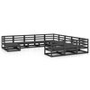 vidaXL 12-tlg. Garten-Lounge-Set Massivholz Kiefer