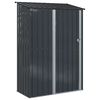vidaXL Gartenh&uuml;tten Anthrazit 140,5 x 74 x 200 cm Metall