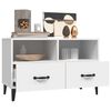 vidaXL TV-Schrank Wei&szlig; 80x36x50 cm Holzwerkstoff