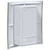 vidaXL Au&szlig;enwandleuchte 2 pcs Silber 23,5 x 9 x 26 cm