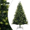 vidaXL K&uuml;nstlicher Weihnachtsbaum Klappbar mit St&auml;nder 240 cm