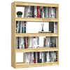 vidaXL B&uuml;cherregal/Raumteiler 100x30x135,5 cm Kiefer Massivholz