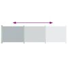 vidaXL Seitenmarkise Ausziehbar 600x160 cm Grau