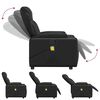 vidaXL Massagesessel Schwarz Kunstleder