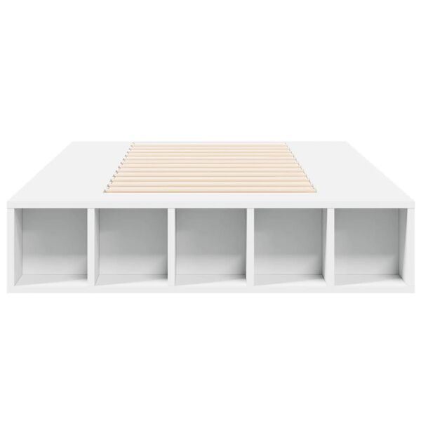 vidaXL Bettgestell Wei&szlig; 90x190 cm Holzwerkstoff