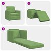 vidaXL Schlafsofa 60cm Hellgr&uuml;n Samt