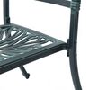 vidaXL 3-tlg. Bistro-Set Gr&uuml;n Aluminiumguss