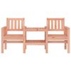 vidaXL Gartenbank mit Tisch 2-Sitzer Massivholz Douglasie