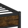 vidaXL Metallbett ohne Matratze R&auml;uchereiche 75x190 cm
