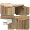 vidaXL Garagenschr&auml;nke 2 Stk. Artisan-Eiche Holzwerkstoff