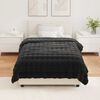 vidaXL Kunstfell Kaninchenfell Decke Olite 4 pcs Schwarz 130 x 150 cm