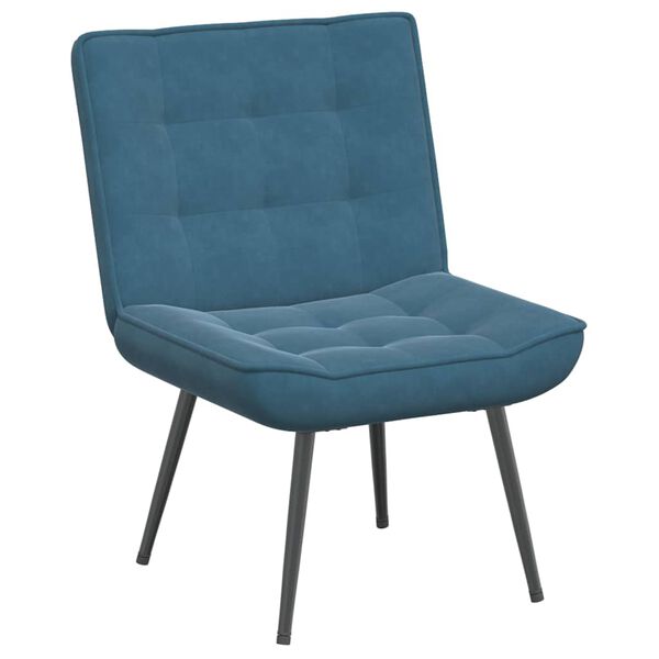 vidaXL Relaxsessel Blau 64x74x84 cm Samt