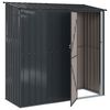 vidaXL Gartenh&uuml;tten Anthrazit 203 x 85,5 x 200 cm Metall