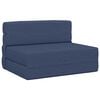 vidaXL Klappsofa Bett Blau 70 x 80 x 60 cm Stoff