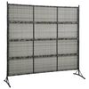 vidaXL Raumteiler Poly Rattan Anthrazit 175&times;180 cm