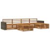 vidaXL Outdoor-Sofagarnitur 6 stk. Natur Massivholz Akazie