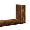 vidaXL Wandregale 3 Stk. R&auml;uchereiche 80x18x18 cm Holzwerkstoff