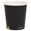 vidaXL Pappbecher 200 ml 1000 Stk. Schwarz