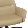vidaXL Relaxsessel Cappuccino-Braun Kunstleder