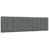 vidaXL Bettgestell ohne Matratze "Hanko" Dunkelgrau 180x200 cm Stoff
