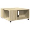vidaXL Couchtisch Sonoma-Eiche 80x80x40 cm Holzwerkstoff