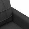 vidaXL 3-Sitzer-Sofa Schwarz 180 cm Stoff