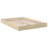 vidaXL Bettgestell ohne Matratze Sonoma-Eiche 120x190 cm Holzwerkstoff