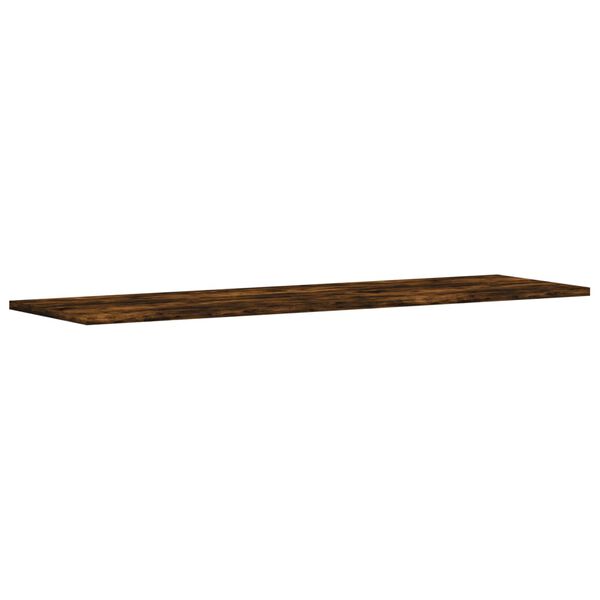 vidaXL Wandregale 4 Stk. R&auml;uchereiche 100x30x1,5 cm Holzwerkstoff