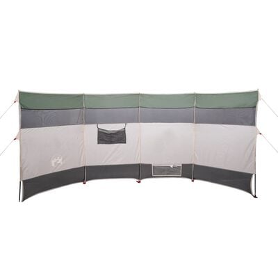 vidaXL Camping-Windschutz Grün 366x152x152 cm Wasserdicht