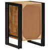 vidaXL Nachttisch Braun 40 x 40 x 59 cm Massivholz Mango