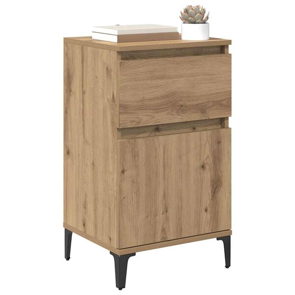 vidaXL Nachttisch Artisan-Eiche 40 x 35 x 70 cm Holzwerkstoff