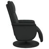 vidaXL Massage Relaxsessel Schwarz Kunstleder