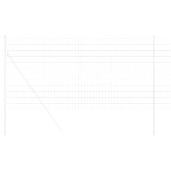 vidaXL Eurozaun 1,2 x 10 m PVC-beschichtetes Eisen