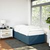 vidaXL Bettgestell Blau 90x190 cm Samt