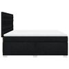 vidaXL Boxspringbett mit Matratze Schwarz 180x200 cm Stoff