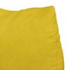 vidaXL R&uuml;ckenkissen Gelb 60 x 20 x 50 cm Cordstoff