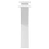 vidaXL Couchtischbeine X-Form 2 Stk. Wei&szlig; 60x(42-43) cm Stahl